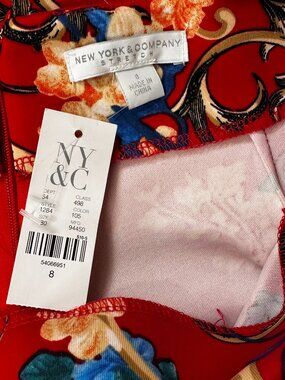 NWT! New York & CO. Pencil Skirt Sz. 8 Floral NEW With Tags